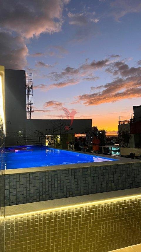 Apartamento NOVO Frente Mar no bairro do Bessa com 2 quartos e área privativa  João Pessoa - 