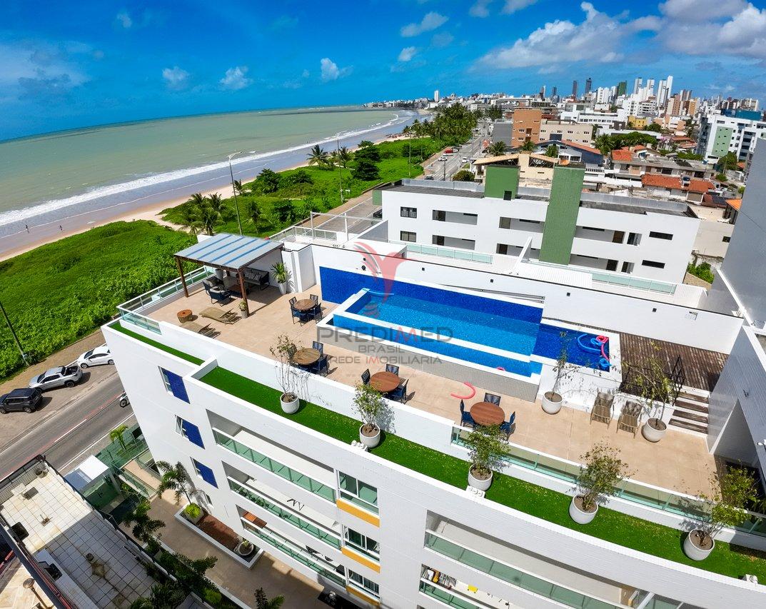 Apartamento NOVO Frente Mar no bairro do Bessa com 2 quartos e área privativa  João Pessoa - 