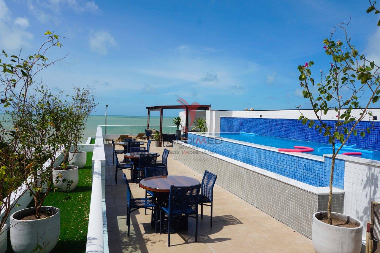 Apartamento NOVO Frente Mar no bairro do Bessa com 2 quartos e área privativa  João Pessoa - 