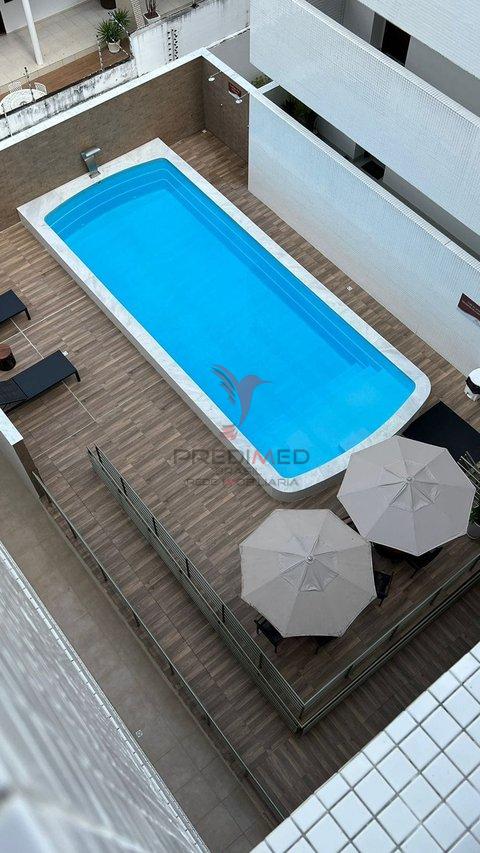 Cobertura Duplex no Cabo Branco a 50m da praia com Vista para o Mar com Projetados  João Pessoa - 