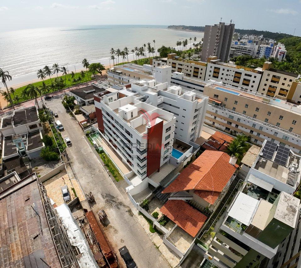 Cobertura Duplex no Cabo Branco a 50m da praia com Vista para o Mar com Projetados  João Pessoa - 