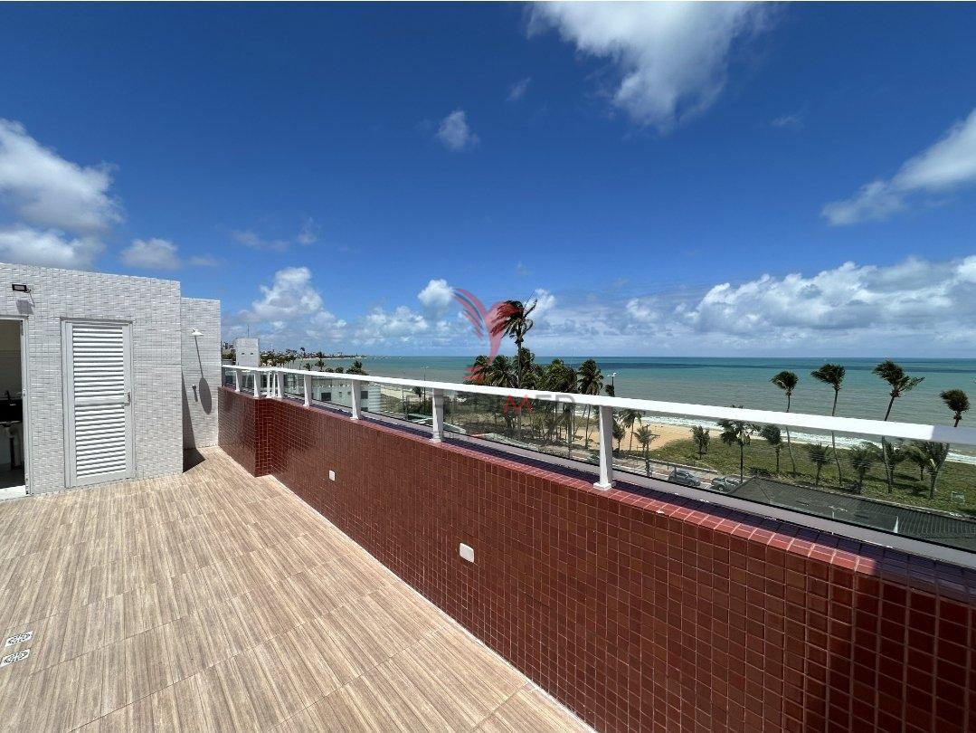 Cobertura Duplex no Cabo Branco a 50m da praia com Vista para o Mar com Projetados  João Pessoa - 