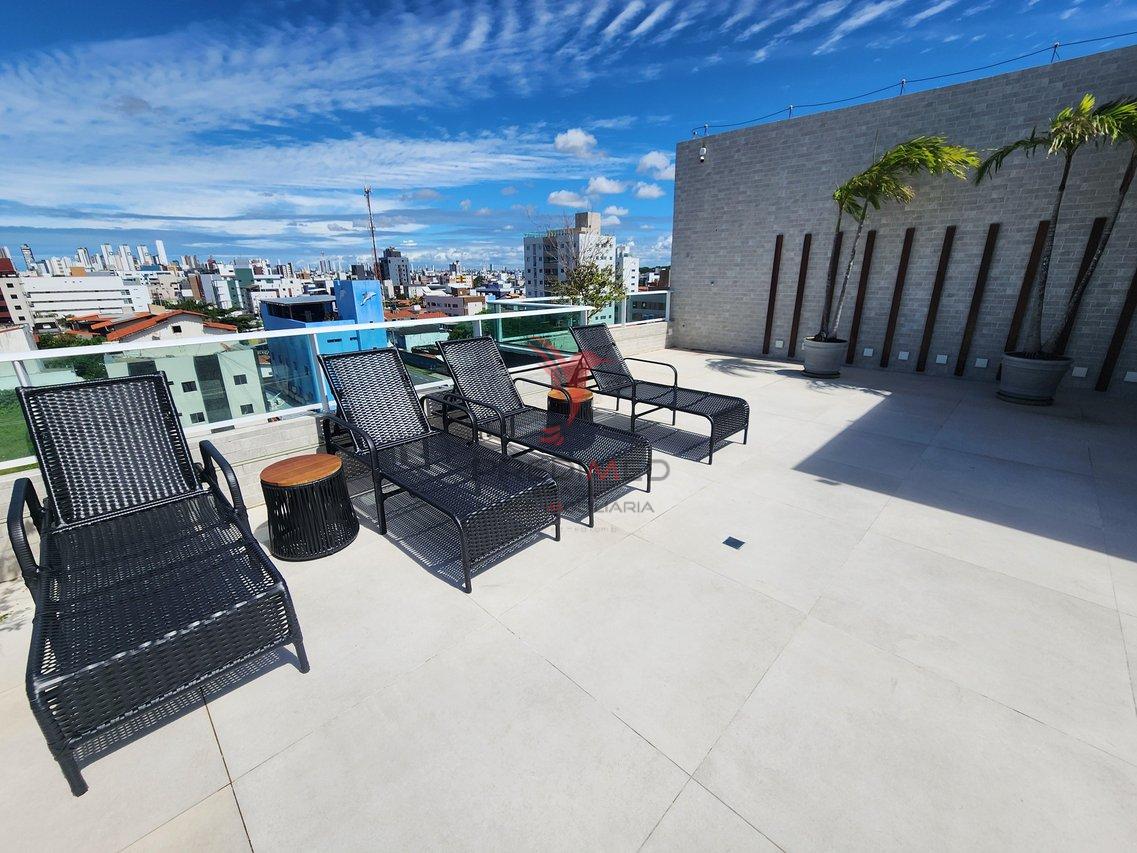 Apartamento Semi Mobiliado no Bessa a 50m do Mar e Localização Privilegiada  João Pessoa - 