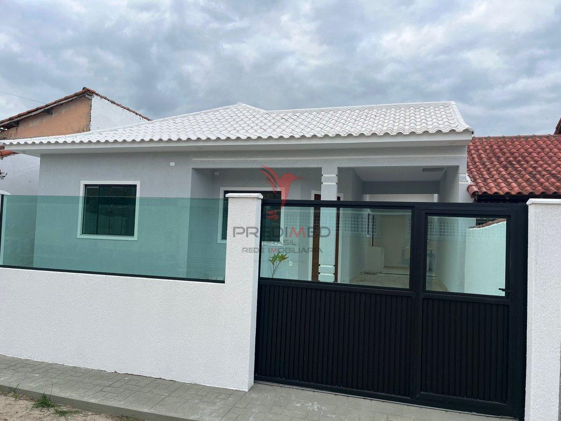 Casa Nova Primeira Locação - 2 Quartos 300m da Praia Pronto para Morar  Iguaba Grande - 