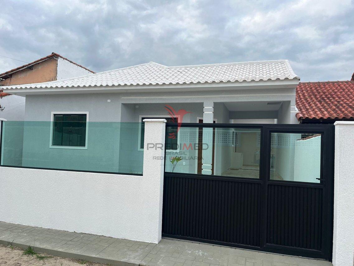 Casa Nova Primeira Locação - 2 Quartos 300m da Praia Pronto para Morar  Iguaba Grande - 