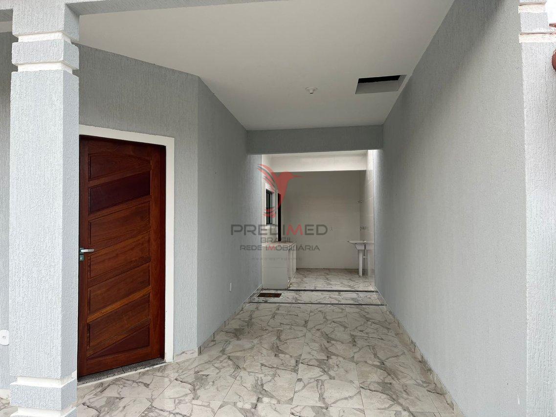 Casa Nova Primeira Locação - 2 Quartos 300m da Praia Pronto para Morar  Iguaba Grande - 