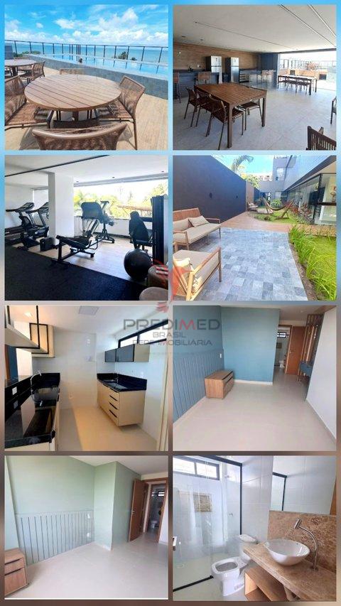 Apartamento Projetado a 150m do Mar no Jardim Oceania com vista mar Avenida Campos Sales João Pessoa - 