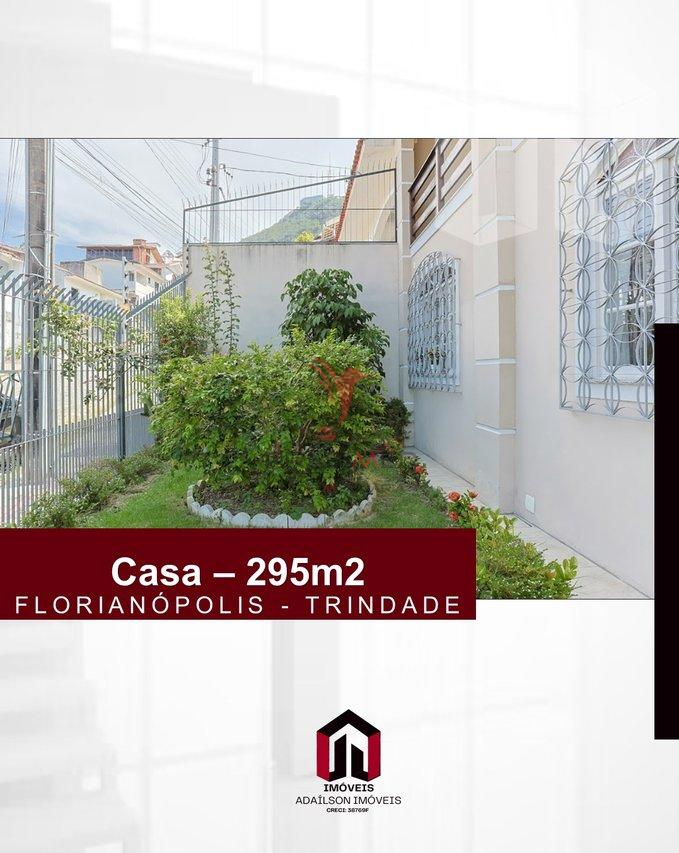 Casa a venda em Florianópolis SC Bairro Trindade com 4 quartos, sendo 2 suítes ,295m² Rua Capitão Pedro Bruno de Lima Florianópolis - 