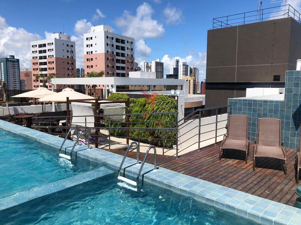 Apartamento mobiliado e equipado, com vista privilegiada para o mar  MANAIRA - 
