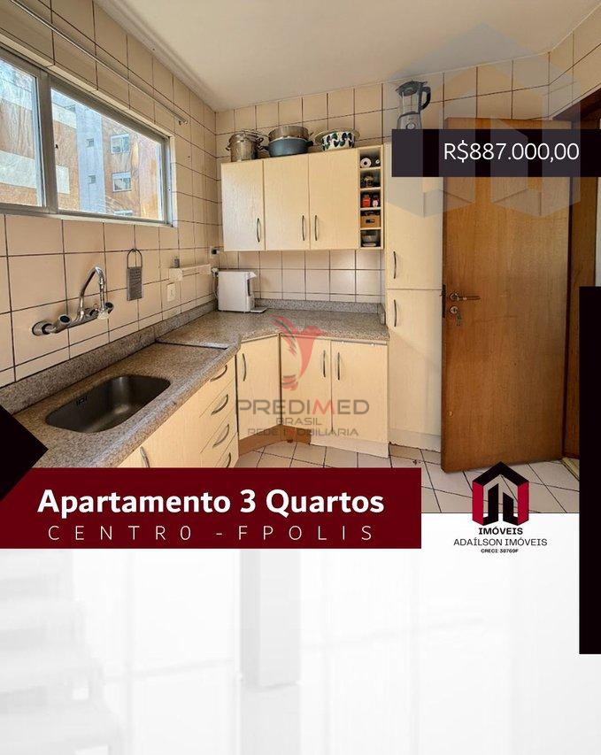 Apartamento com 3 Quartos à venda, 104m² - Centro Florianópolis SC Rua Hermann Blumenau Florianópolis - 