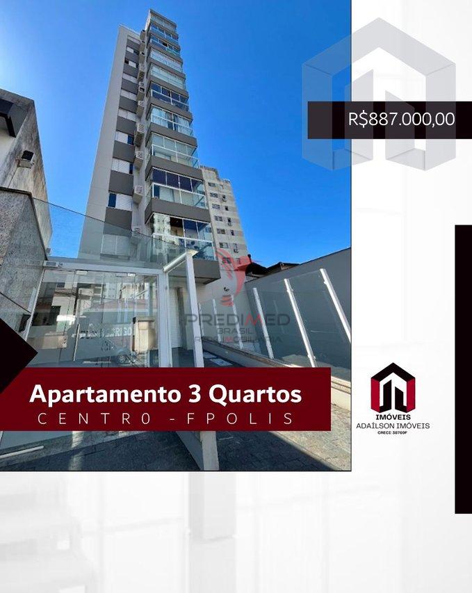 Apartamento com 3 Quartos à venda, 104m² - Centro Florianópolis SC Rua Hermann Blumenau Florianópolis - 