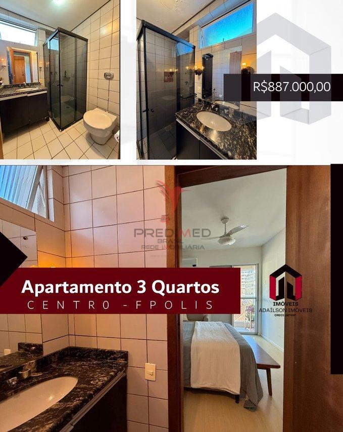 Apartamento com 3 Quartos à venda, 104m² - Centro Florianópolis SC Rua Hermann Blumenau Florianópolis - 