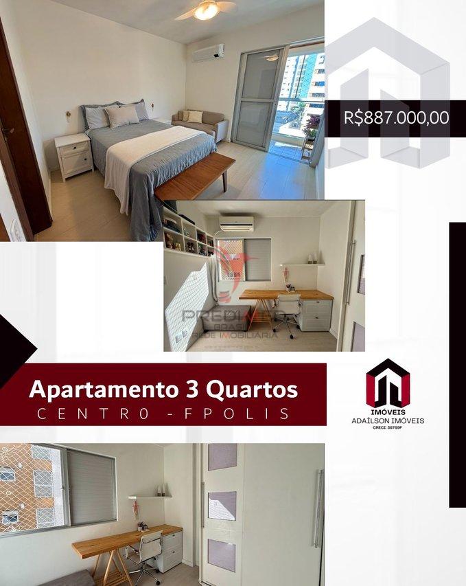 Apartamento com 3 Quartos à venda, 104m² - Centro Florianópolis SC Rua Hermann Blumenau Florianópolis - 