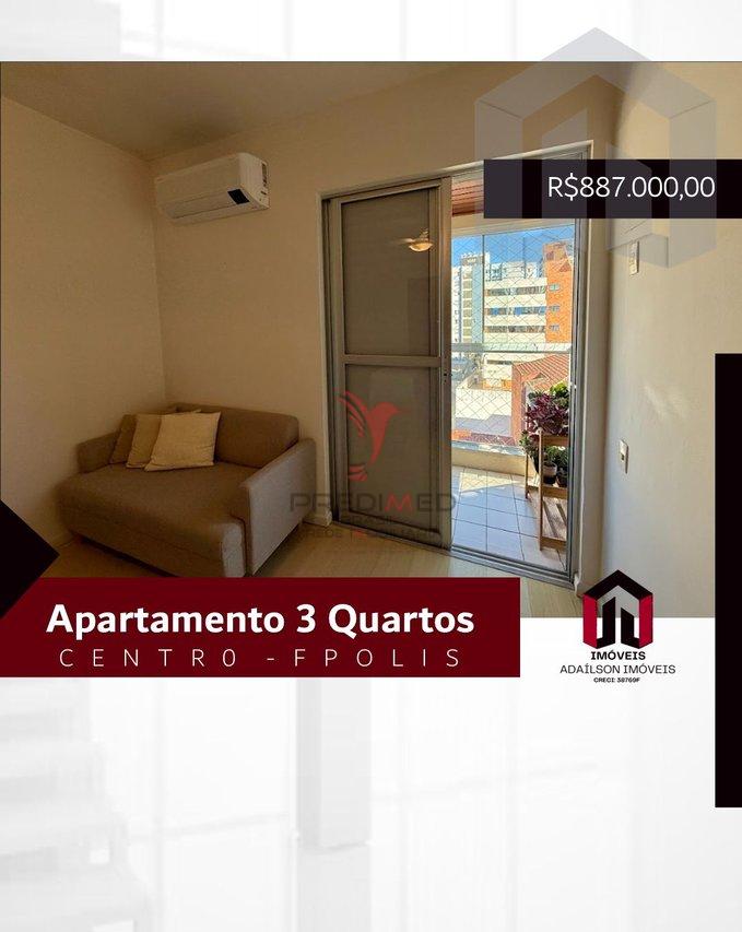 Apartamento com 3 Quartos à venda, 104m² - Centro Florianópolis SC Rua Hermann Blumenau Florianópolis - 