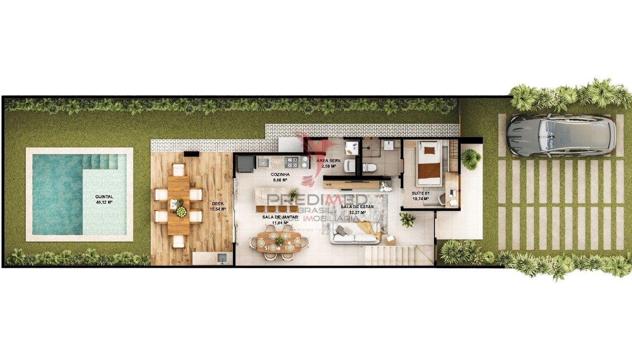 Lançamento de Casas no Eusébio, Guaribas.Ceará . Duplex com 3 e 4 Suites  Eusébio - 