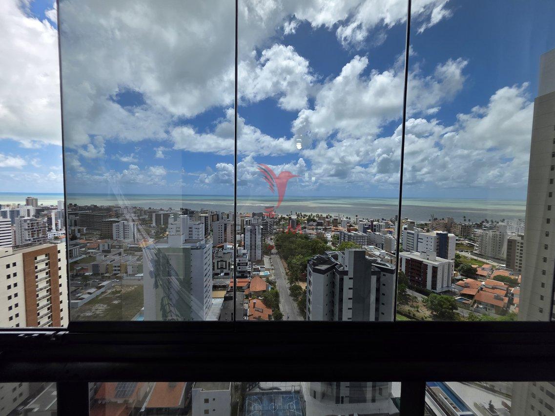 Apartamento Projetado no Jardim Oceania com Vista Definitiva para o Mar e Lazer Completo  João Pessoa - 