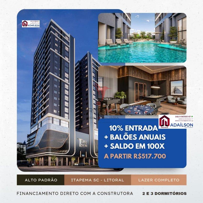 Twin Towers Apartamentos na planta em Itapema SC  BRASIL  Itapema - 