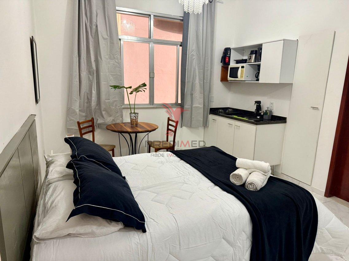 Aluga-se, Studio mobiliado em Copacabana Quadra da praia Rua Figueiredo Magalhães Rio de Janeiro - 