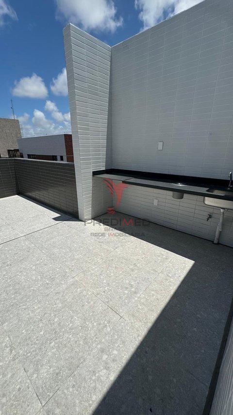 Oportunidade cobertura 3 quartos em altiplano Cabo Branco - prédio novo Rua Oneida Agra da Nóbrega João Pessoa - 