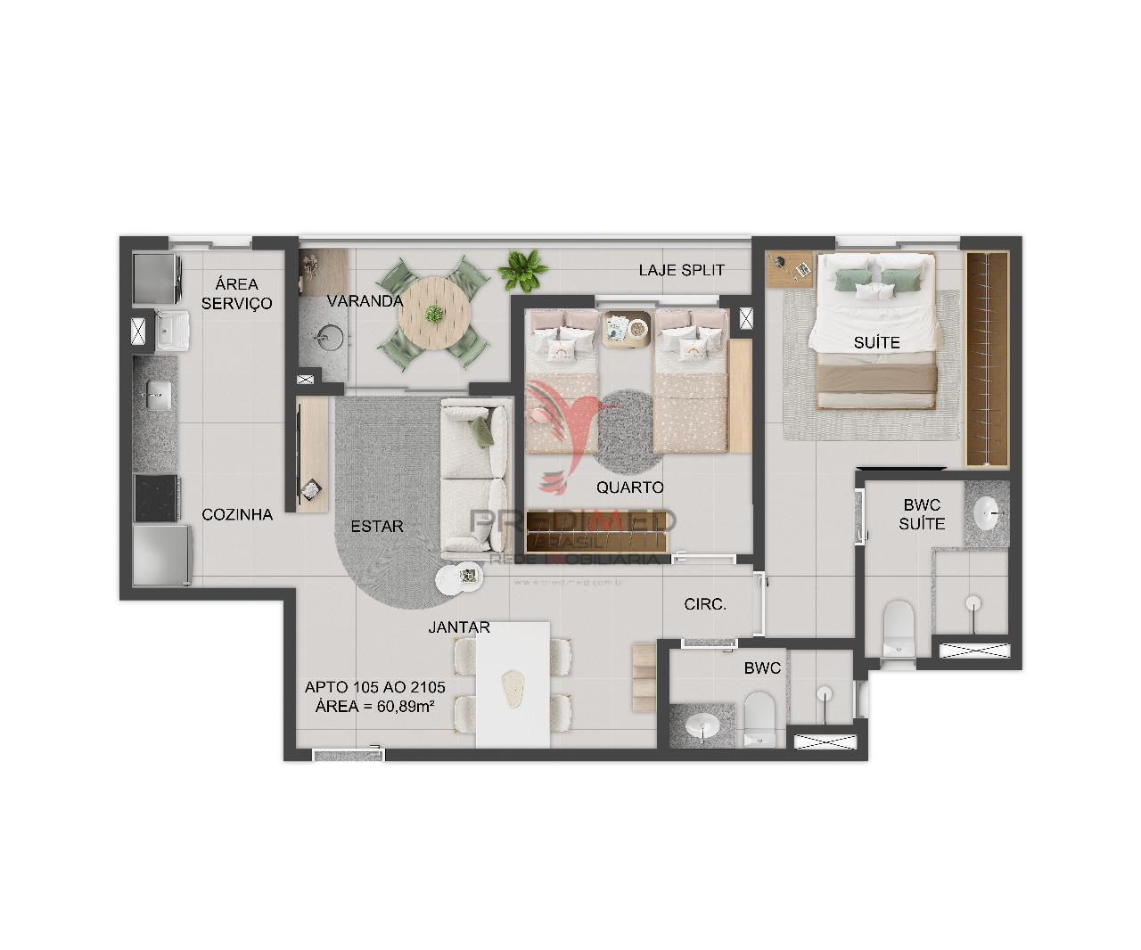 Apartamento, 3 quartos, 7070 m² - Foto 20