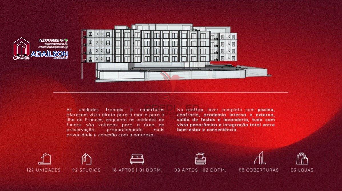 Lançamento-COBERTURA COM 2 DORMITÓRIOS NO ONDARA RESIDENCE, STUDIOS CANAJURÊ,FLORIPA - SC Rodovia Tertuliano Brito Xavier Florianópolis - 