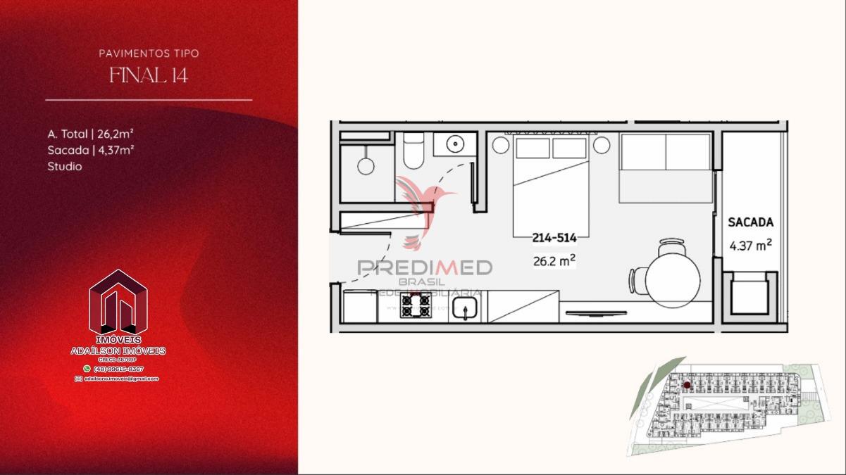 Apartamento, 1 quarto, 30 m² - Foto 33