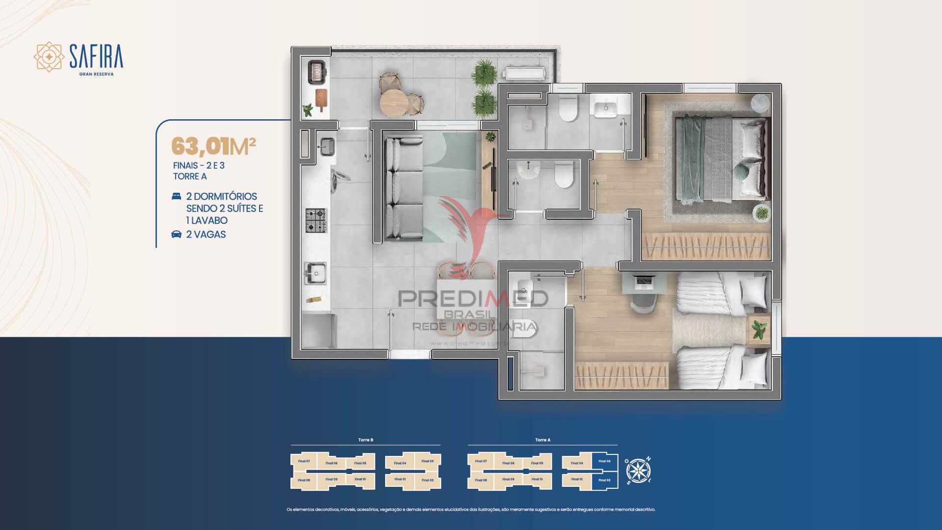 Apartamento, 2 quartos, 53 m² - Foto 22