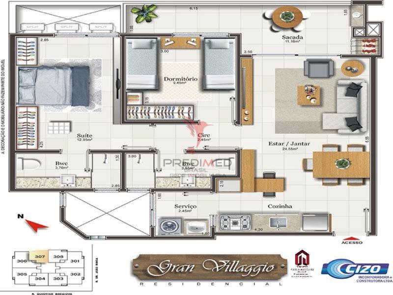 Apartamento, 2 quartos - Foto 13