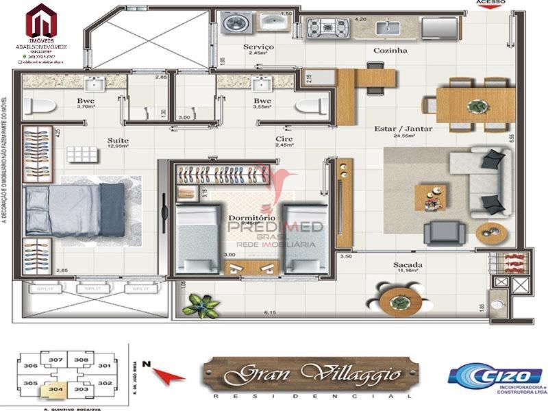 Apartamento, 2 quartos - Foto 9