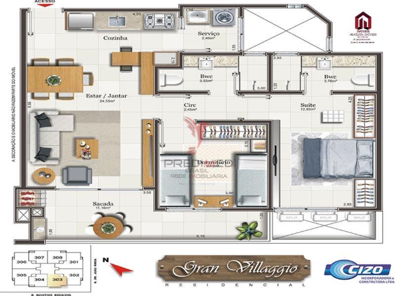 Apartamento, 2 quartos - Foto 14