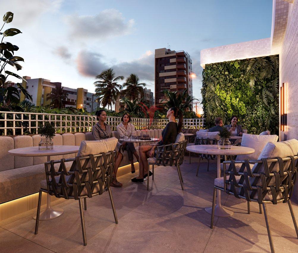 Flat à Venda no Cabo Branco – 400m da Praia! Avenida Buarque João Pessoa - 