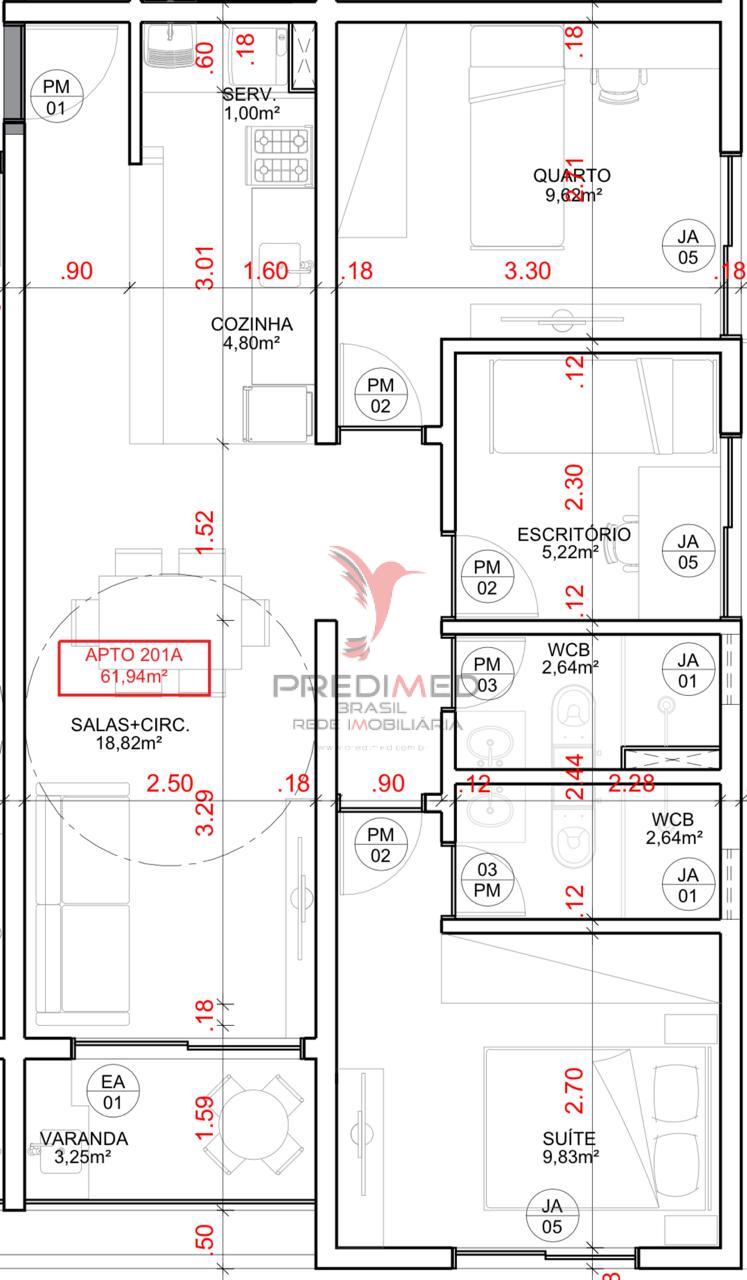 Apartamento, 2 quartos, 62 m² - Foto 13