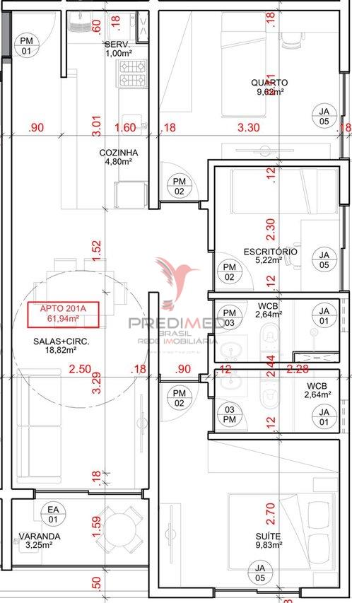 Apartamento Lan&ccedil;amento Portal do Sol Rua Conselheiro José Braz do Rego João Pessoa - 