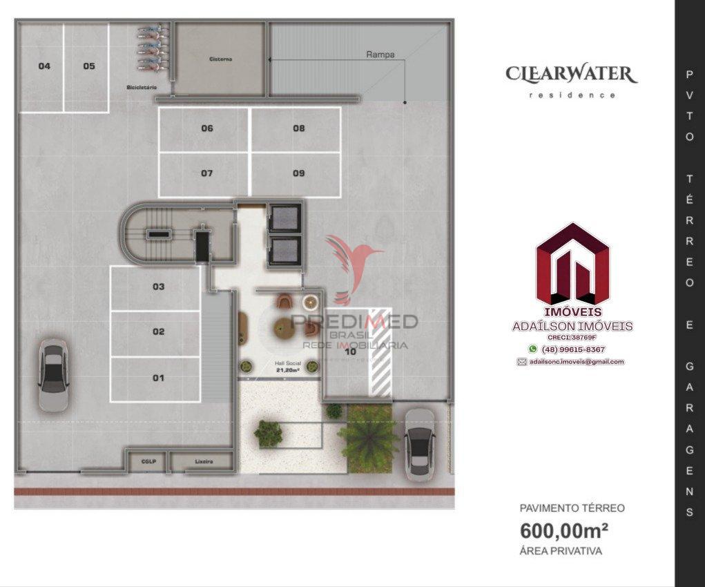 Apartamento &aacute; venda no Clearwater Residence Cambori&uacute; SC BRASIL Rua Santo Artur Camboriú - 