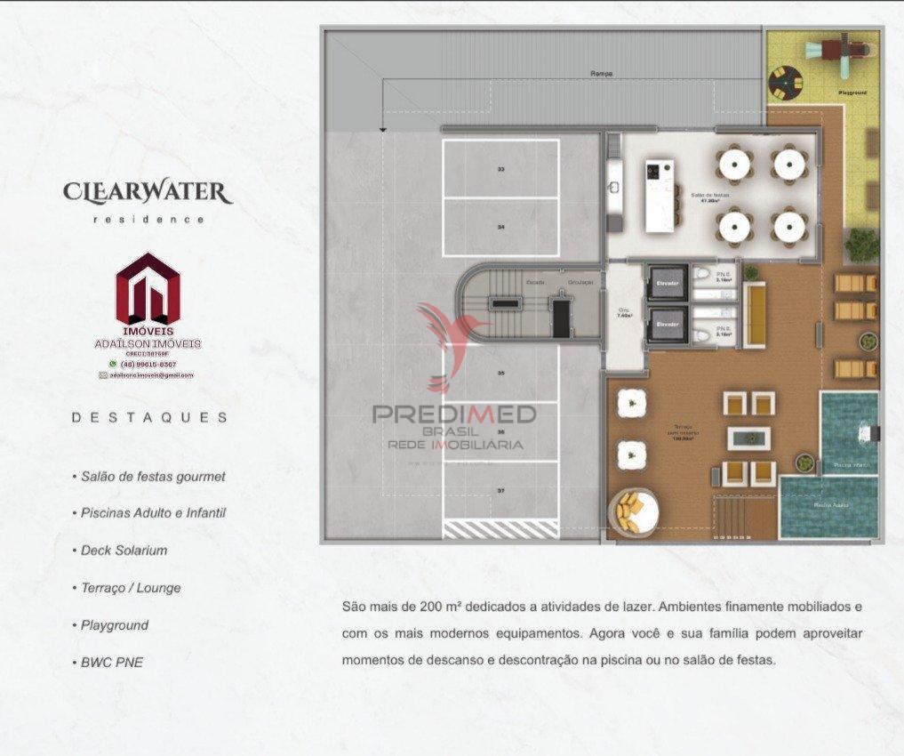 Apartamento &aacute; venda no Clearwater Residence Cambori&uacute; SC BRASIL Rua Santo Artur Camboriú - 