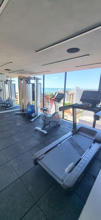 Flat na praia ponta de campina em Jo&atilde;o Pessoa Rua Henrique Siqueira Cabedelo - 