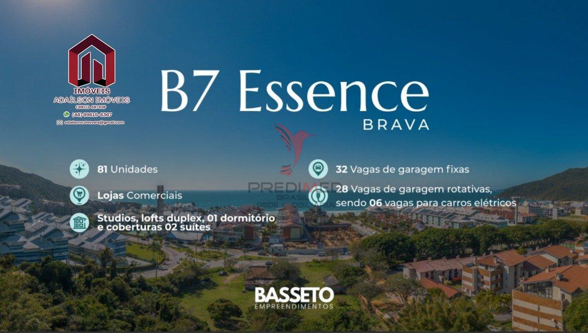 Unidades habitacionais do B7,Sinta a experiência de investir no B7 Essence Brava Avenida Tom Traugott Wildi Florianópolis - 
