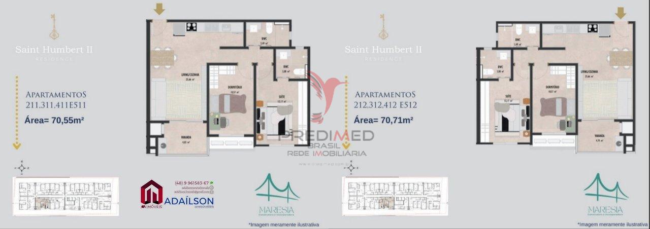 Sinta a experiência de morar aqui no Saint Humbert Estrada Dom João Becker Florianópolis - 