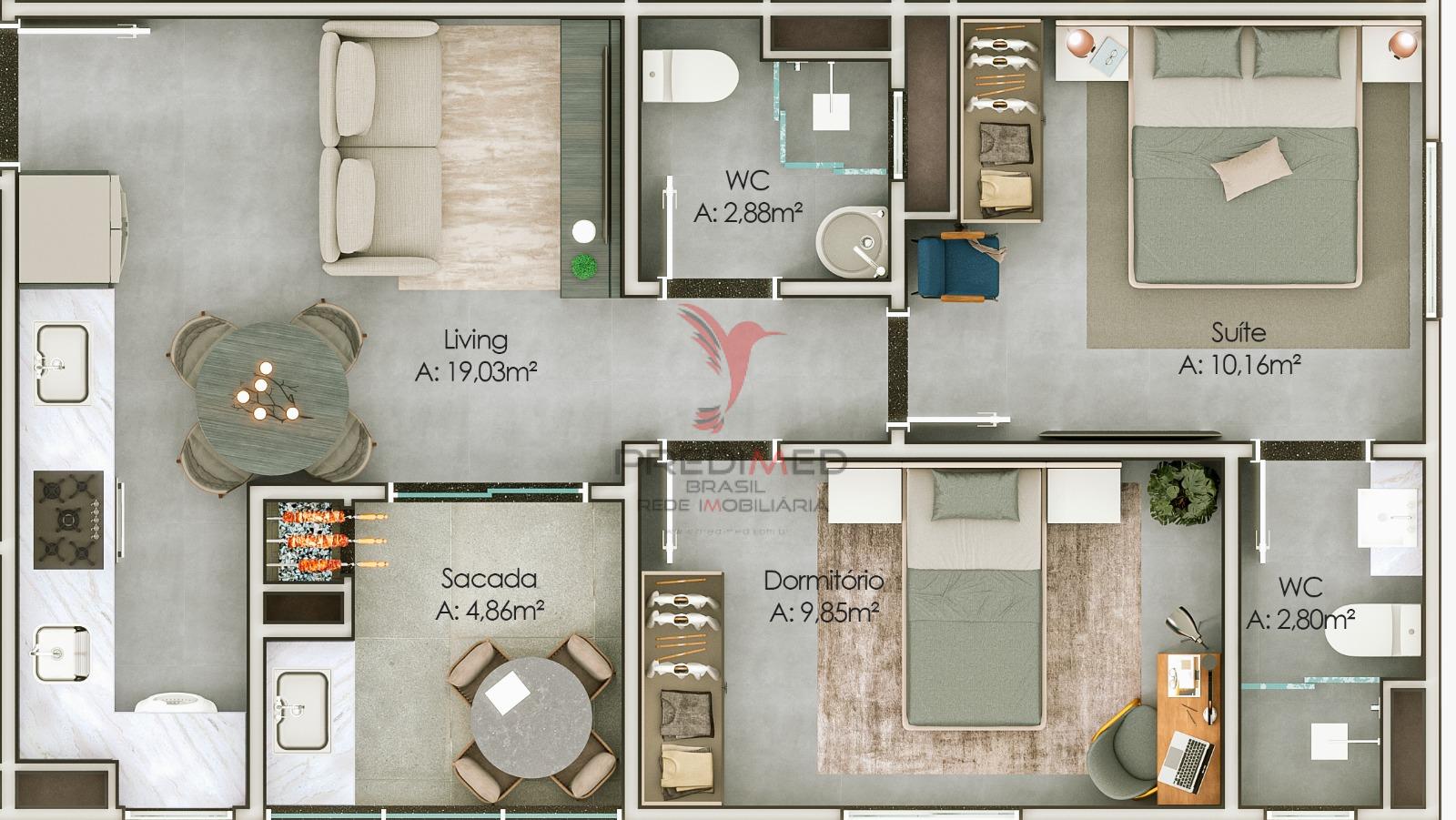 APARTAMENTO NA PRAIA DE PI&Ccedil;ARRAS  Balneário Piçarras - 