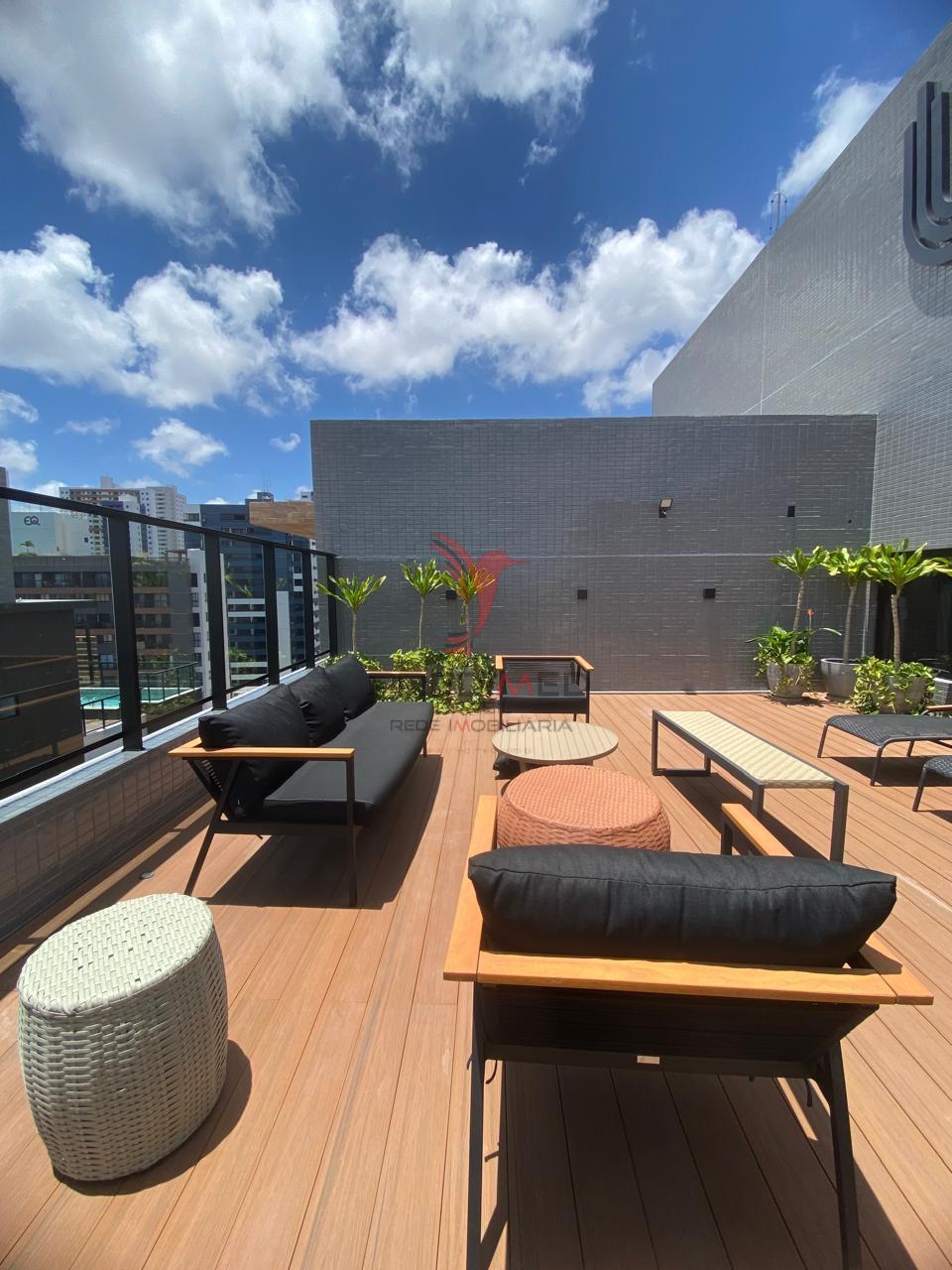 Flat a 200 m da Orla de Manaira Jo&atilde;o Pessoa Para&iacute;ba Avenida Jacinto Dantas João Pessoa - 