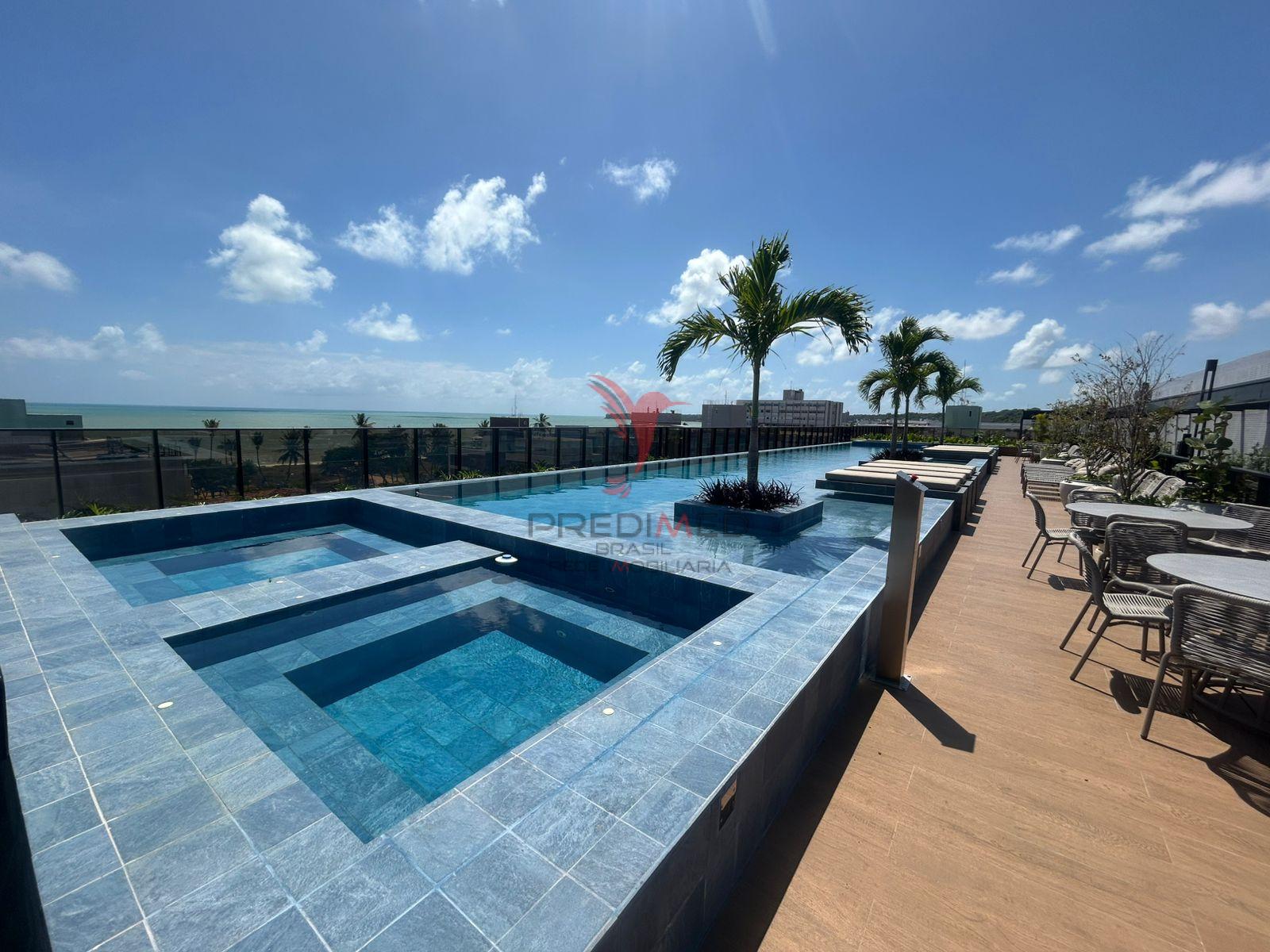 Flat novo Cabo Branco Rua Osiris de Belli João Pessoa - 