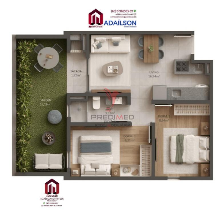 Apartamento, 2 quartos - Foto 23
