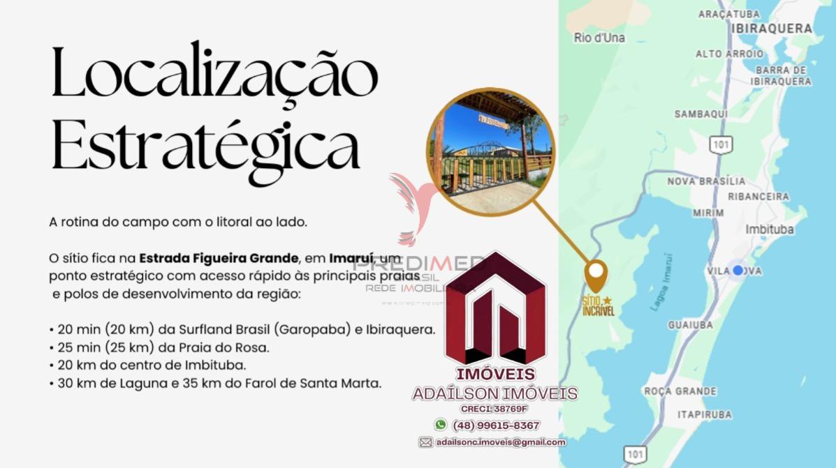 S&iacute;tio Espetacular e Incr&iacute;vel  com 5.000m2  Imaruí - 