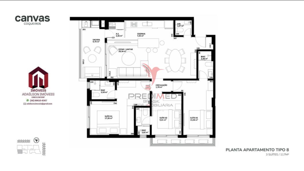 Sinta a experi&ecirc;ncia de morar no Canvas Residence Florian&oacute;polis SC BRASIL  Florianópolis - 