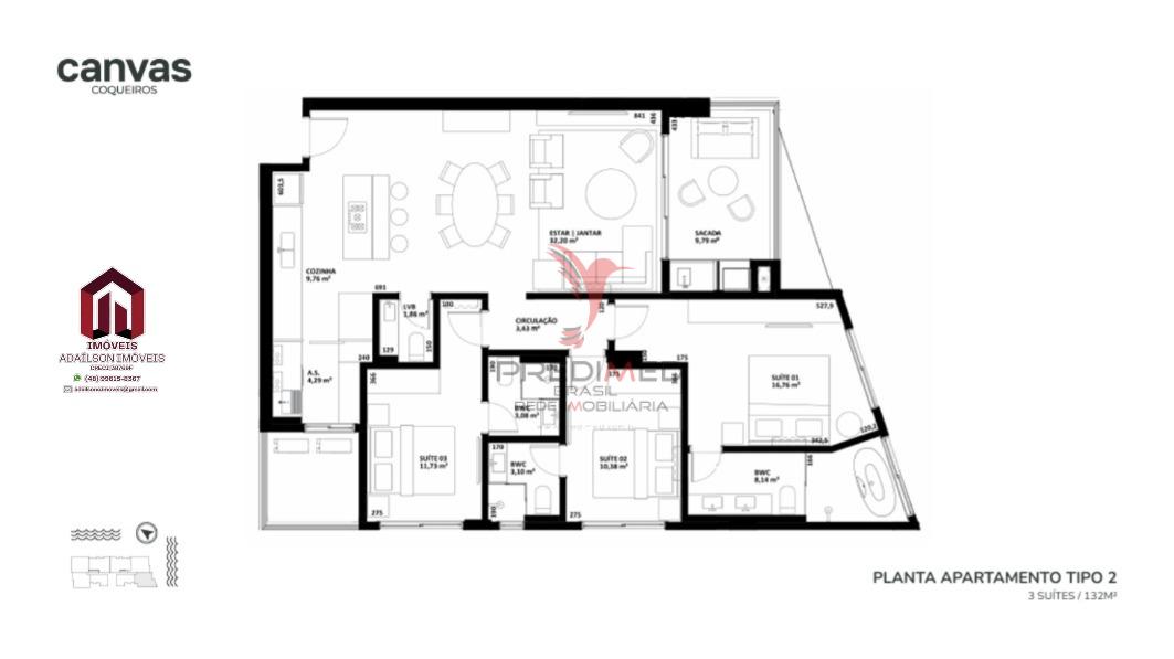 Sinta a experi&ecirc;ncia de morar no Canvas Residence Florian&oacute;polis SC BRASIL  Florianópolis - 