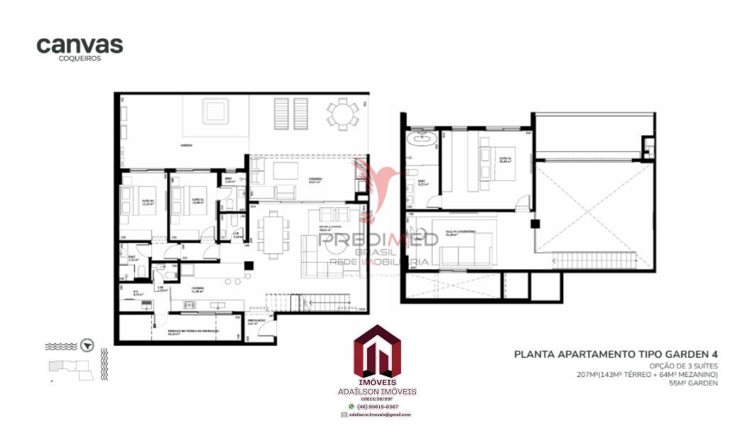 Sinta a experi&ecirc;ncia de morar no Canvas Residence Florian&oacute;polis SC BRASIL  Florianópolis - 