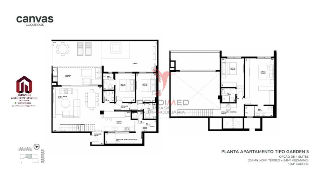 Sinta a experi&ecirc;ncia de morar no Canvas Residence Florian&oacute;polis SC BRASIL  Florianópolis - 