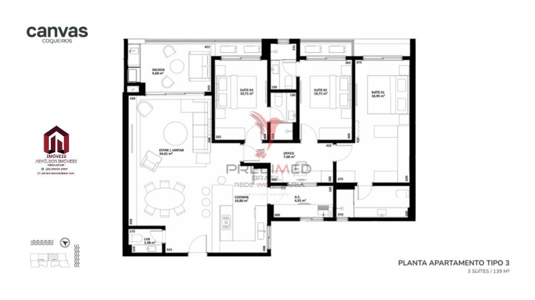 Sinta a experi&ecirc;ncia de morar no Canvas Residence Florian&oacute;polis SC BRASIL  Florianópolis - 