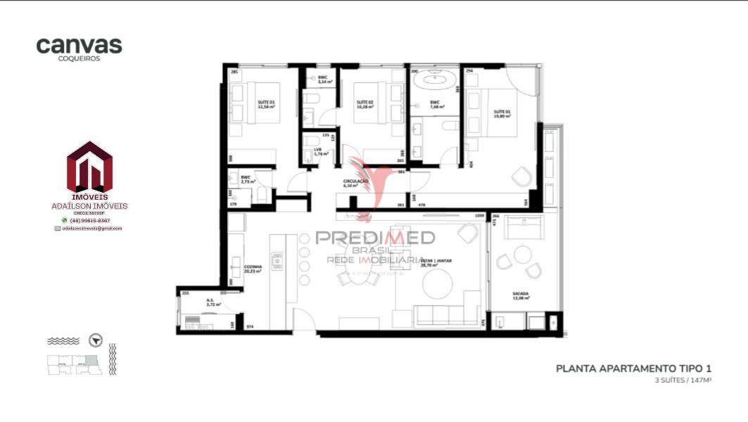 Sinta a experi&ecirc;ncia de morar no Canvas Residence Florian&oacute;polis SC BRASIL  Florianópolis - 