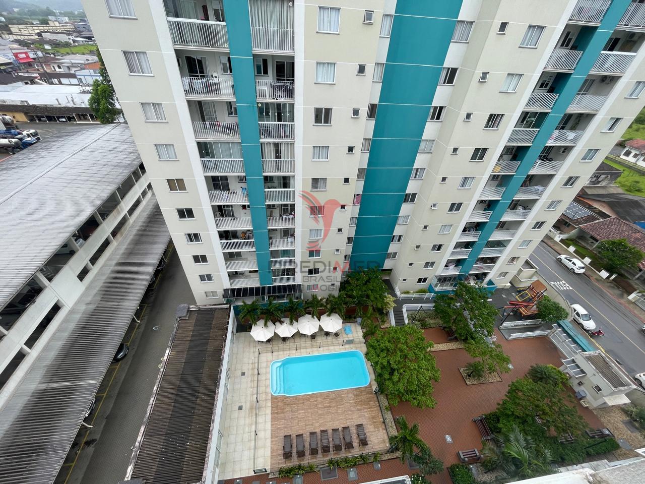 Apartamento de 2 Quartos , sacada com churrasqueira,pr&oacute;ximo a WEG. Bairro Vieira. Jaguar&aacute; Rua Adolfo Tribess Jaraguá do Sul - 